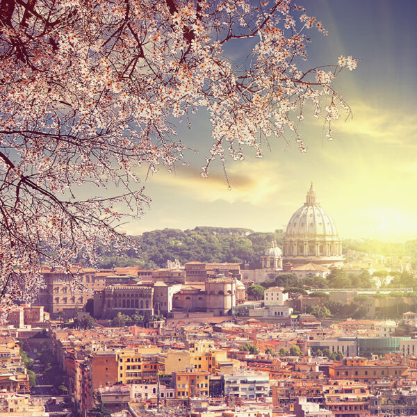 город весной