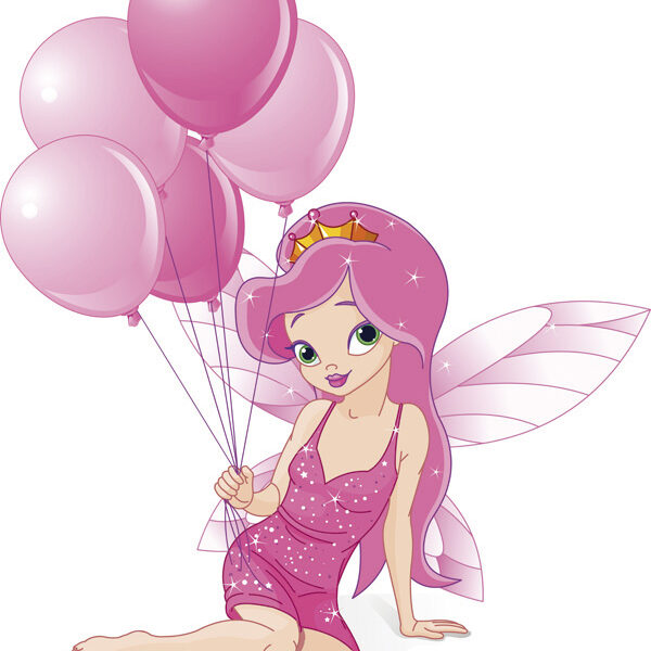 Принцесса с шарами