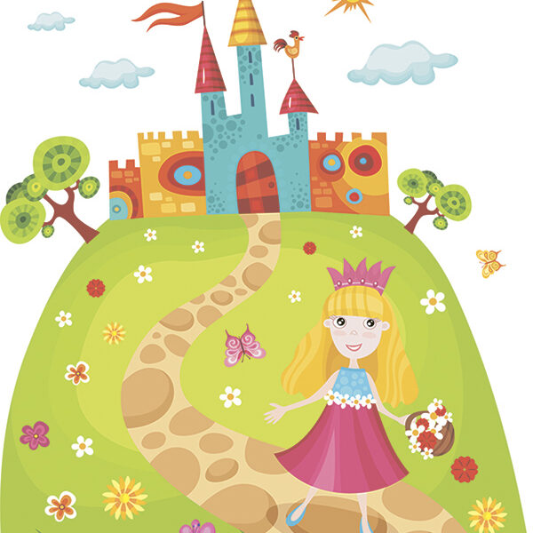 Принцесса с цветами