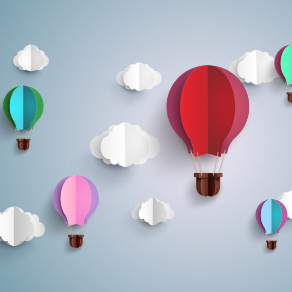 бумажные воздушные шары