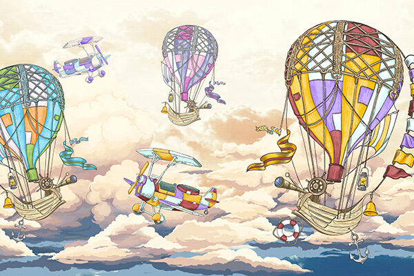 воздушные шары-корабли