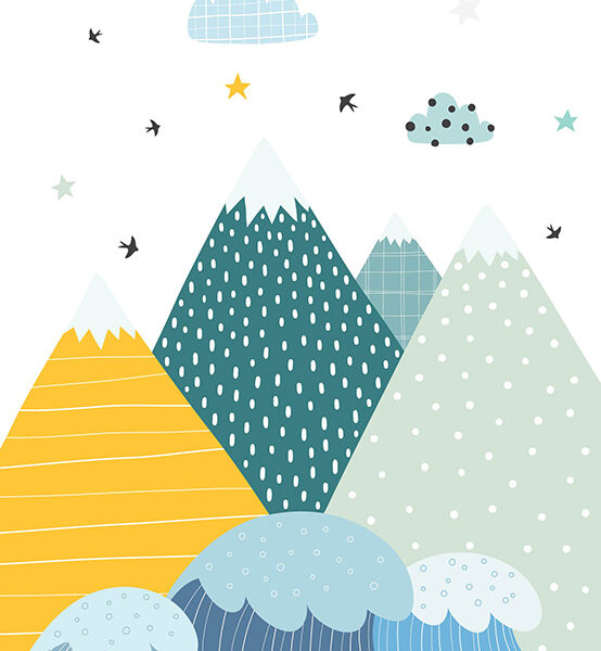 волны у подножия гор