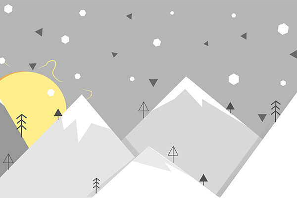 рассвет в горах