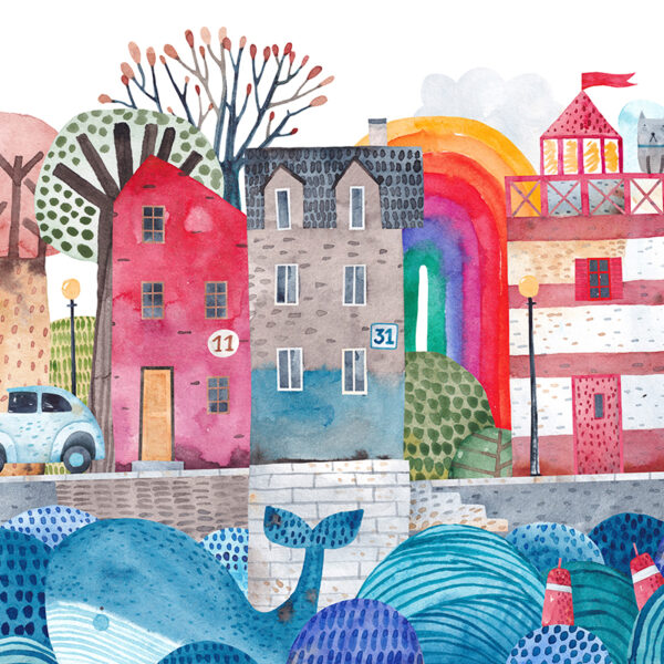 домики у моря