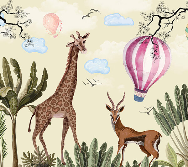 жираф в Африке