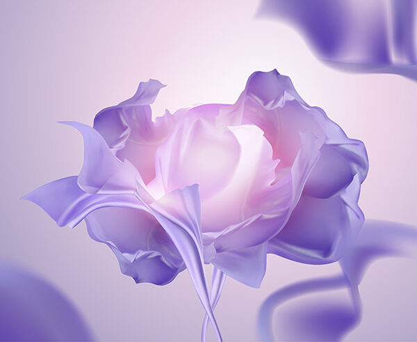 Тканевый цветок