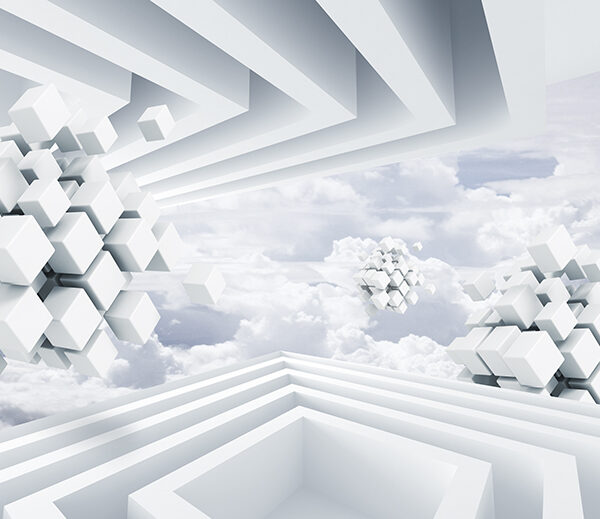 Кубы в облаках