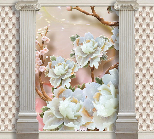 Колоны и цветы