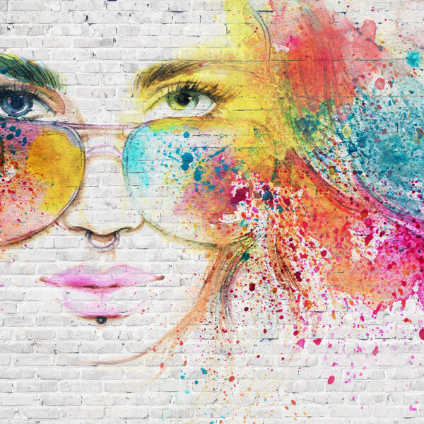 девушка в очках