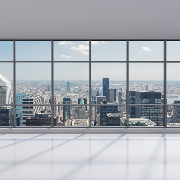 офис в большом городе