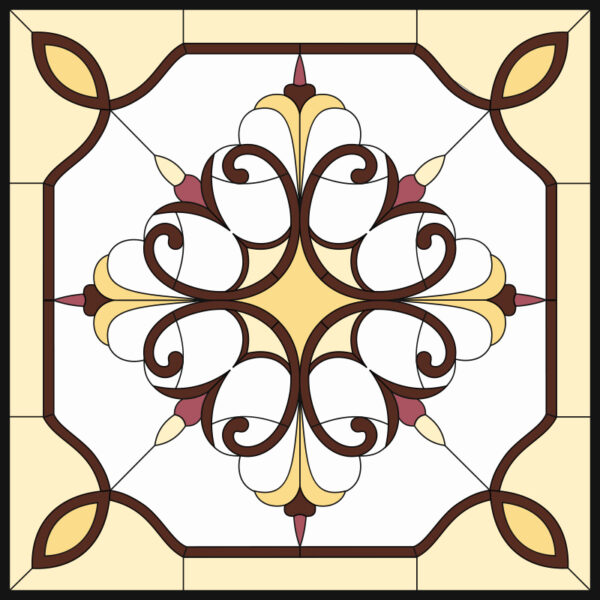 Витраж плиткой
