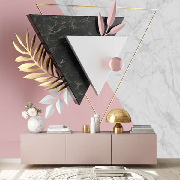 треугольники и листья