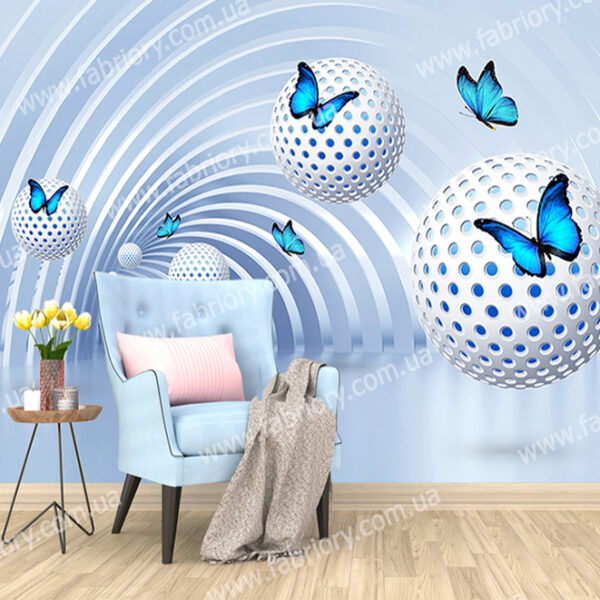 бабочки и шары