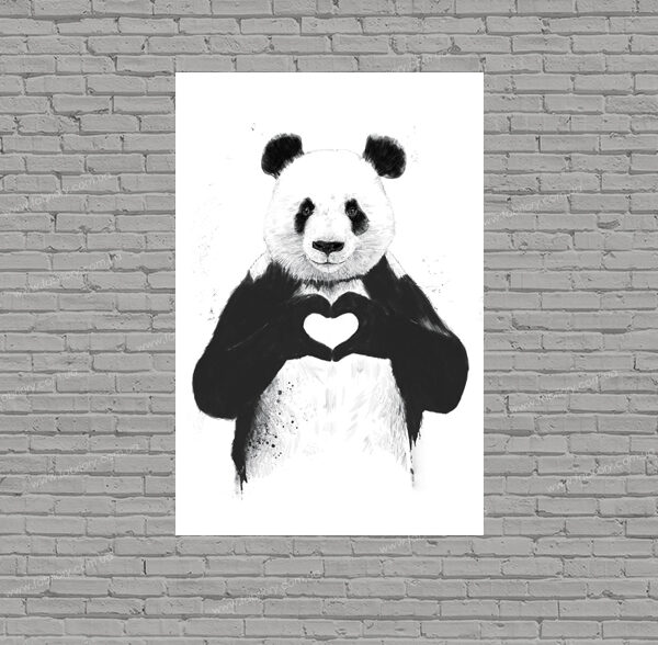 картина панда