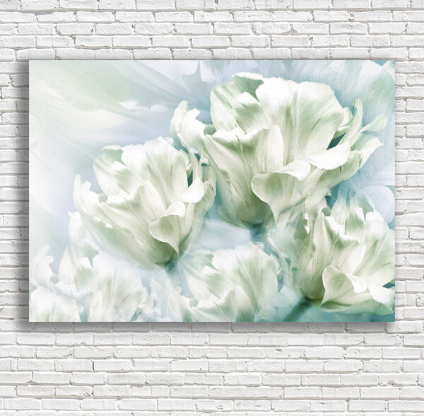 белые цветы