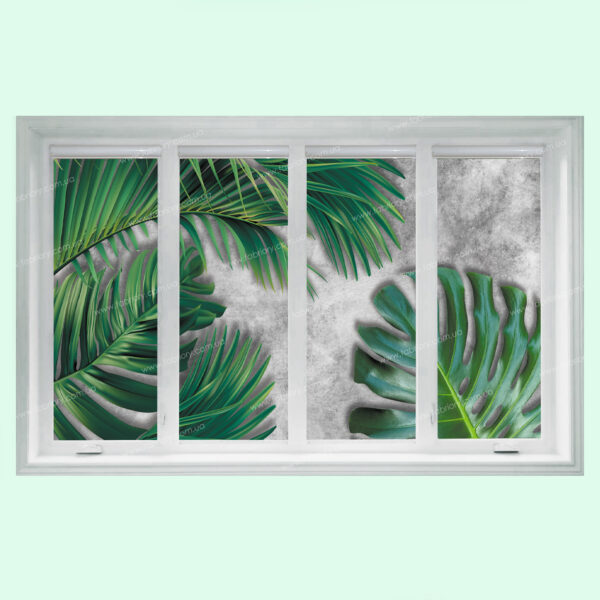 крупные пальмовые листья