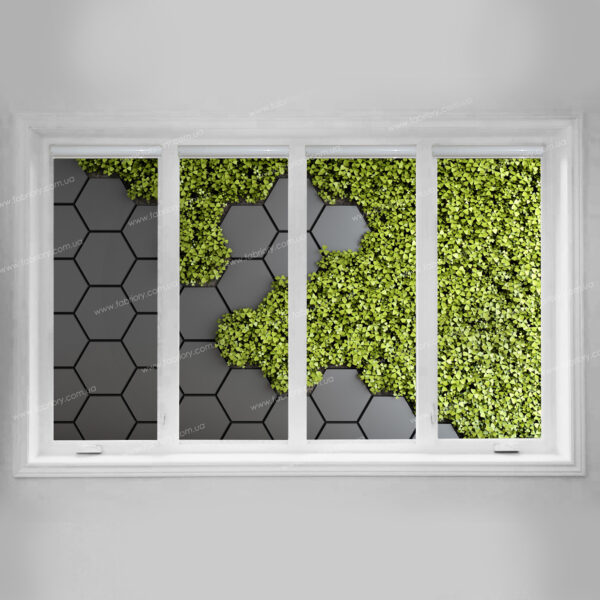 трава на стене