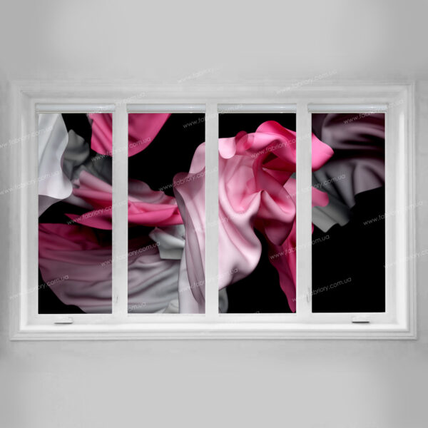 розовый шелк